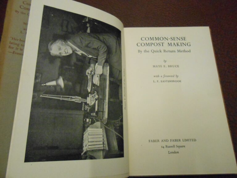 MAye Bruce's book, about the quick return compost